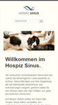 Mobile Screenshot of hospiz-sinus.de